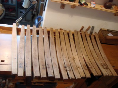 Quinto staves disassembled.JPG